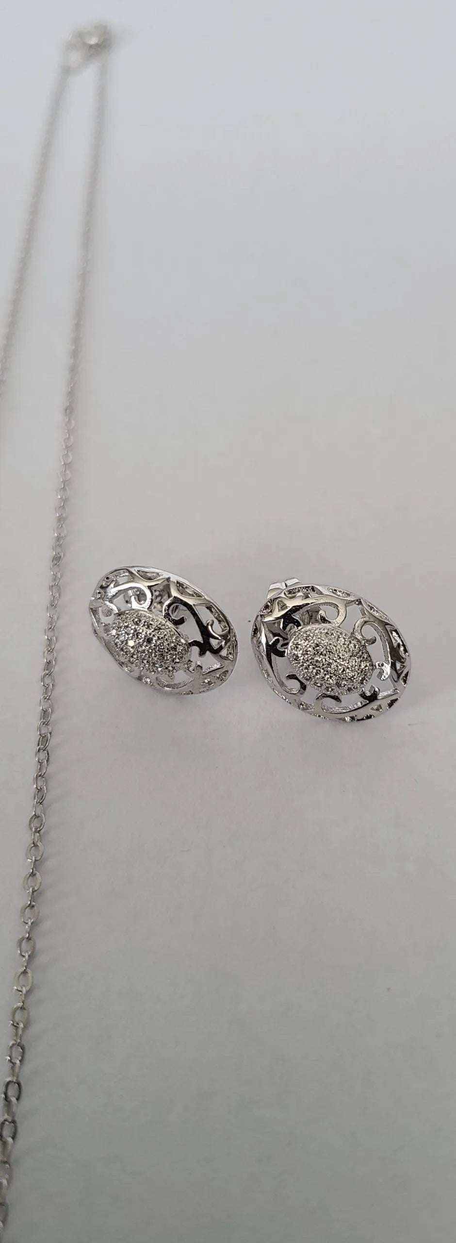 Stainless Silver Necklace Set-Naîma Maroots Store