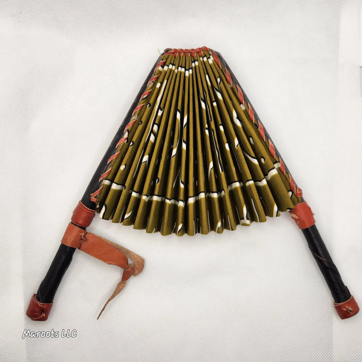 Ankara folding Fan-Domination Maroots Store