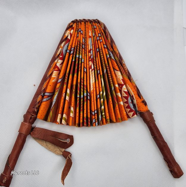 Ankara folding Fan-Nayemia Maroots Store