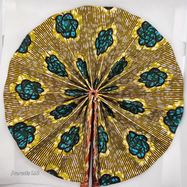 Ankara folding Fan-Melissa Maroots Store