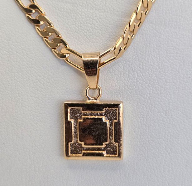 Gold Necklaces-Ecilia square Maroots Store