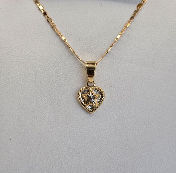 Gold Necklaces-Heart