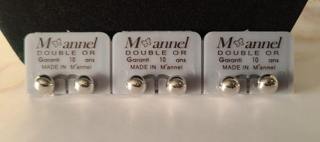 M.annel Silver Earrings