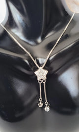 Stainless Silver Necklace Set-Jedimma