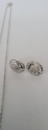 Stainless Silver Necklace Set-Naîma