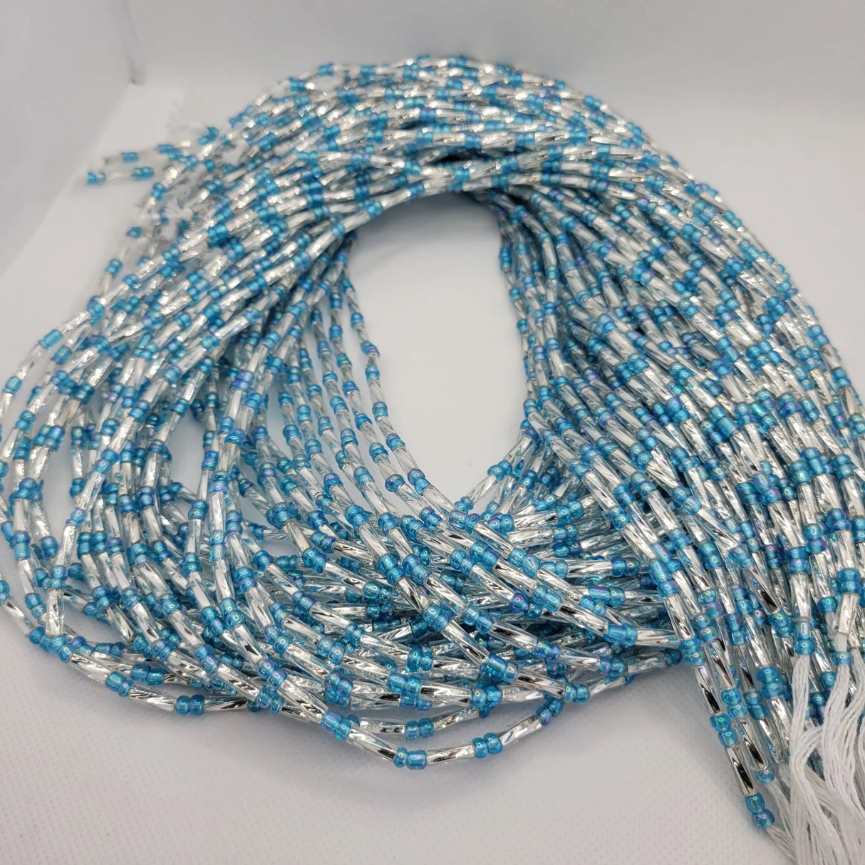 Sky Blue with Silver