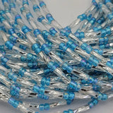 Sky Blue with Silver