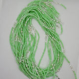 Light Green with Silver