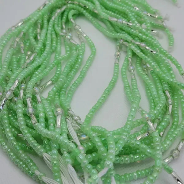 Light Green with Silver