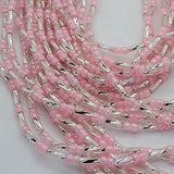 Pink with Silver