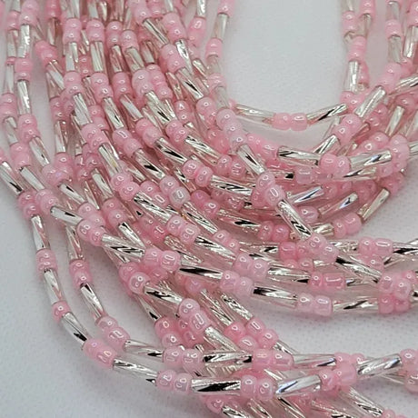 Pink with Silver