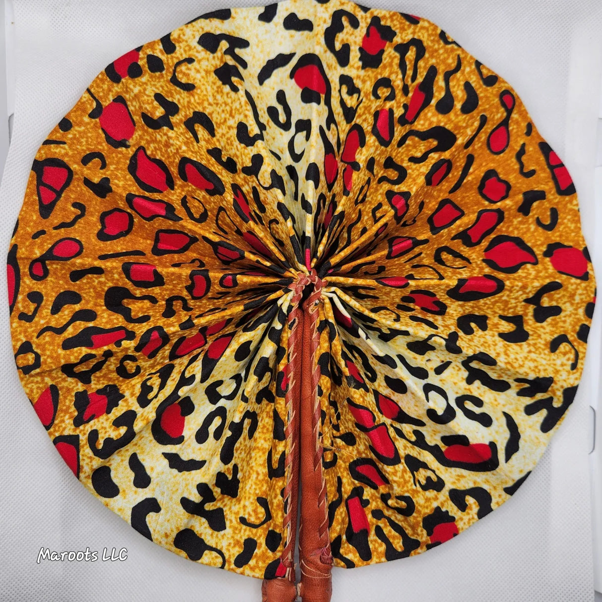 Ankara folding Fan-Sunset