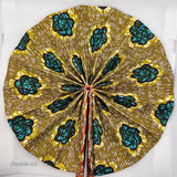 Ankara folding Fan-Melissa