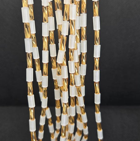 Golden white dots