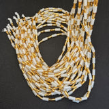 Golden white dots