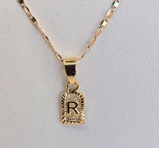 Gold Necklaces-Alphabet