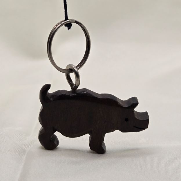 Animal Key-chain Art-Rhino