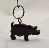Animal Key-chain Art-Rhino