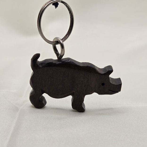 Animal Key-chain Art-Rhino