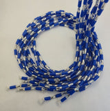Blue silver dots