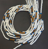 White Brown blue