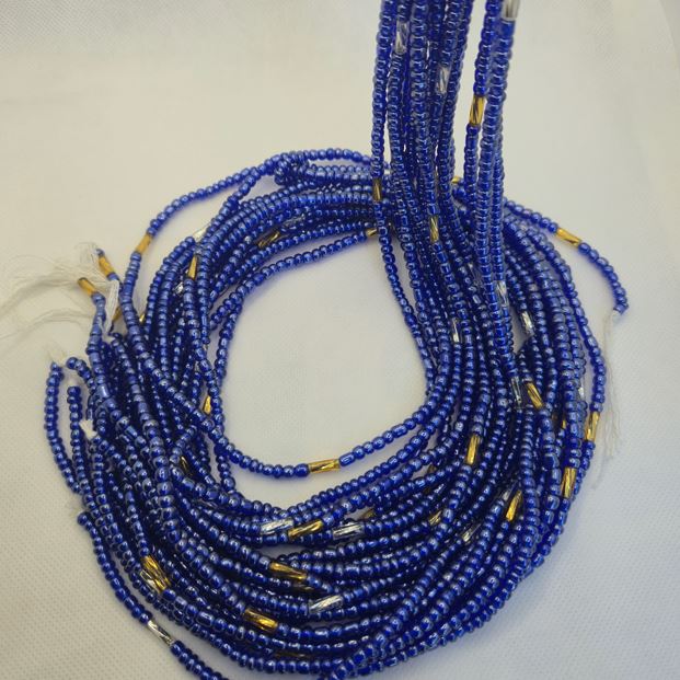 Blue silver gold