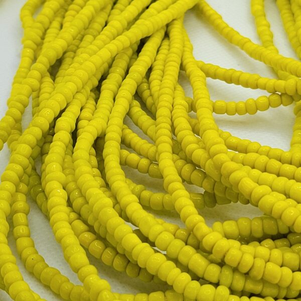 Colorful African Waistbeads [Lemon Yellow] - Image 3