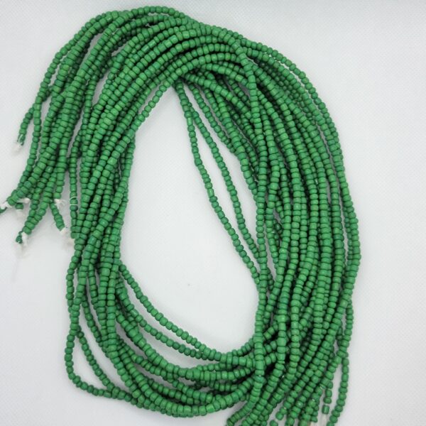 Colorful African Waistbeads [Leaf Green] - Image 3