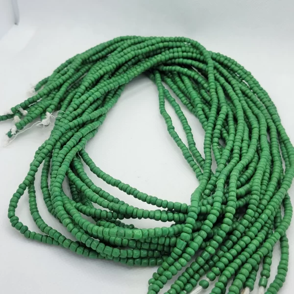 Colorful African Waistbeads [Leaf Green]